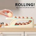 Rolling Egg Dispenser ABS Plastic Off-White Kitchen